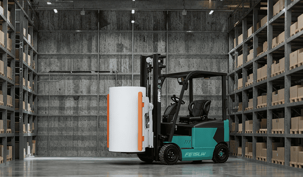 Захваты для погрузчиков: бочковые, рулонные, блочные — выбор под тип груза